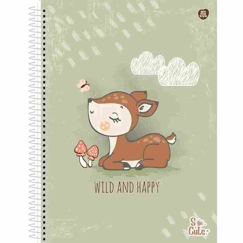 CADERNO 10X1 SO CUTE 